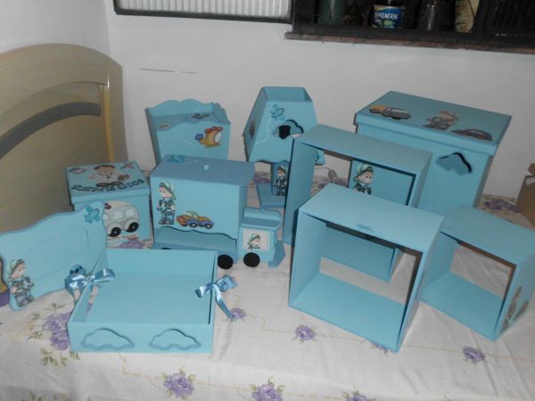 Kit Higiene Mdf Bebê