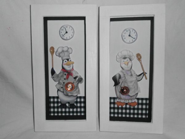Quadro cozinha Pinguim